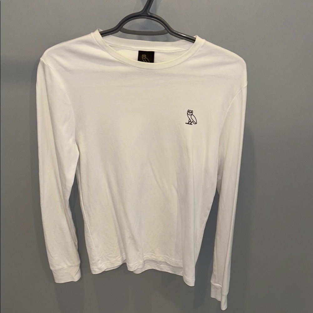 OVO White Long Sleeve Shirt